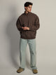 KOLBY RELAXED FIT QUARTER ZIP - CHOCOLATE KOLBY - Boathouse USA