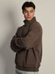 KOLBY RELAXED FIT QUARTER ZIP - CHOCOLATE KOLBY - Boathouse USA