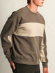KOLBY STRIPED RELAXED CREW FIT - IRON KOLBY - Boathouse USA