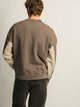 KOLBY STRIPED RELAXED CREW FIT - IRON KOLBY - Boathouse USA