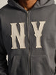KOLBY SHORT CUT HEAVYWEIGHT ZIP - UP HOODIE - CHARCOAL KOLBY - Boathouse USA