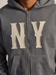 KOLBY SHORT CUT HEAVYWEIGHT ZIP-UP - CHARCOAL KOLBY - Boathouse USA