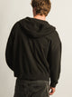 KOLBY RELAXED CREW FIT FULL ZIP HOODIE - BLACK KOLBY - Boathouse USA
