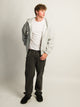 KOLBY RELAXED CREW FIT FULL ZIP HOODIE - HEATHER GREY KOLBY - Boathouse USA