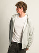 KOLBY RELAXED CREW FIT FULL ZIP HOODIE - HEATHER GREY KOLBY - Boathouse USA
