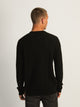 KOLBY WAFFLE KNIT CREW - BLACK KOLBY - Boathouse USA
