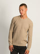 KOLBY WAFFLE KNIT CREW - TAUPE KOLBY - Boathouse USA