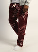 KOLBY PRINTED POLAR PANT - BURGUNDY KOLBY - Boathouse USA