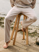 KOLBY VINTAGE WASH LOUNGE PANT - PEBBLE KOLBY - Boathouse USA