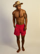 KOLBY SWIM WAVE STRETCH 5in SWIM SHORT - RED KOLBY - Boathouse USA