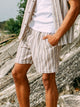 KOLBY STRIPE SHORT - CREAM KOLBY - Boathouse USA