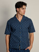 KOLBY DOTS S/C WOVEN SHIRT - NAVY KOLBY - Boathouse USA
