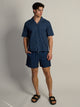 KOLBY DOTS S/C WOVEN SHIRT - NAVY KOLBY - Boathouse USA