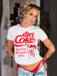 DIET COKE BOXY TEE LICENSED - Boathouse USA