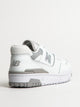WOMENS NEW BALANCE THE 550 SNEAKER - WHITE/RAINCLOUD NEW BALANCE - Boathouse USA