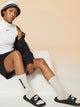 WOMENS NIKE VICTORI ONE SLIDES - BLACK/WHITE NIKE - Boathouse USA