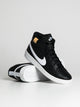 MENS NIKE COURT ROYALE 2 MID SNEAKER - BLACK/WHITE