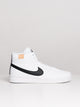 MENS NIKE COURT ROYALE 2 MID SNEAKER - WHITE/BLACK NIKE - Boathouse USA