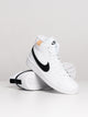 MENS NIKE COURT ROYALE 2 MID SNEAKER - WHITE/BLACK NIKE - Boathouse USA
