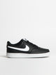 MENS NIKE COURT VISION LOW NEXT NATURE SNEAKER - BLACK/WHITE NIKE - Boathouse USA