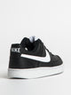 MENS NIKE COURT VISION LOW NEXT NATURE SNEAKER - BLACK/WHITE NIKE - Boathouse USA