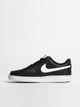 MENS NIKE COURT VISION LOW NEXT NATURE SNEAKER - BLACK/WHITE NIKE - Boathouse USA