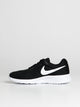 WOMENS NIKE TANJUN SNEAKER - BLACK/WHITE NIKE - Boathouse USA