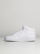MENS NIKE COURT VISION MID NEXT NATURE SNEAKER - WHITE NIKE - Boathouse USA