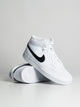 MENS NIKE COURT VISION MID NEXT NATURE SNEAKER - WHITE/BLACK NIKE - Boathouse USA