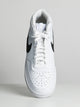 MENS NIKE COURT VISION MID NEXT NATURE SNEAKER - WHITE/BLACK NIKE - Boathouse USA