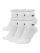NIKE EVERYDAY CUSHIONED ANKLE SOCKS 6 PACK NIKE - Boathouse USA