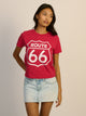 ROUTE 66 BOXY TEE LICENSED - Boathouse USA