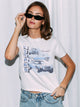 CAMARO RACING BOYFRIEND FITTED TEE CAMARO - Boathouse USA