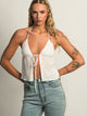 PRINCESS POLLY CHANTRIA TOP - WHITE - CLEARANCE PRINCESS POLLY - Boathouse USA