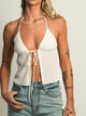 PRINCESS POLLY CHANTRIA TOP - WHITE - CLEARANCE PRINCESS POLLY - Boathouse USA
