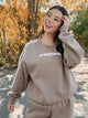 PRINCESS POLLY STRIPE SLEEVE CREWNECK - CLEARANCE PRINCESS POLLY - Boathouse USA