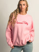 PRINCESS POLLY CURSIVE TEXT CREWNECK PRINCESS POLLY - Boathouse USA
