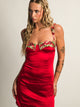PRINCESS POLLY KENZIE MINI DRESS - RED PRINCESS POLLY - Boathouse USA