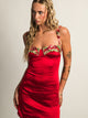 PRINCESS POLLY KENZIE MINI DRESS - RED PRINCESS POLLY - Boathouse USA