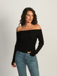 PRINCESS POLLY MORLEY OFF THE SHOULDER SWEATER PRINCESS POLLY - Boathouse USA