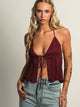 PRINCESS POLLY CHANTRIA TOP - BURGANDY PRINCESS POLLY - Boathouse USA