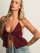 PRINCESS POLLY CHANTRIA TOP - BURGANDY PRINCESS POLLY - Boathouse USA