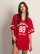 PRINCESS POLLY MICHAIL JERSEY MINI DRESS - RED - CLEARANCE PRINCESS POLLY - Boathouse USA