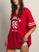 PRINCESS POLLY MICHAIL JERSEY MINI DRESS - RED - CLEARANCE PRINCESS POLLY - Boathouse USA