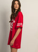 PRINCESS POLLY MICHAIL JERSEY MINI DRESS - RED - CLEARANCE PRINCESS POLLY - Boathouse USA