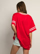 PRINCESS POLLY MICHAIL JERSEY MINI DRESS - RED - CLEARANCE PRINCESS POLLY - Boathouse USA