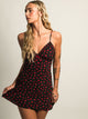 PRINCESS POLLY KARENA MINI FLORAL DRESS - BLACK PRINCESS POLLY - Boathouse USA