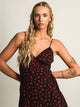 PRINCESS POLLY KARENA MINI FLORAL DRESS - BLACK PRINCESS POLLY - Boathouse USA