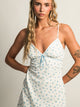 PRINCESS POLLY KARENA MINI FLORAL DRESS - WHITE PRINCESS POLLY - Boathouse USA