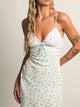 PRINCESS POLLY KARENA MINI FLORAL DRESS - WHITE PRINCESS POLLY - Boathouse USA